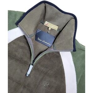 Tonino Lamborghini 1/4 Zip Pullover Emblem Sweater Men's SZ Medium‎ NWT